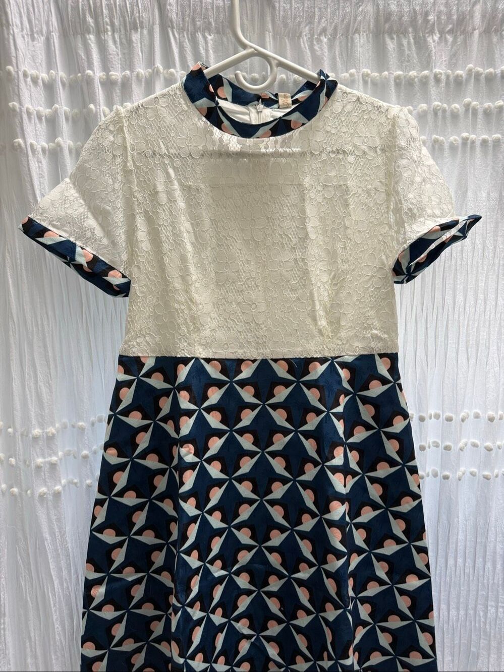 Paneled Lace Mini Dress Perfect Addition For Your Sunmer Attire